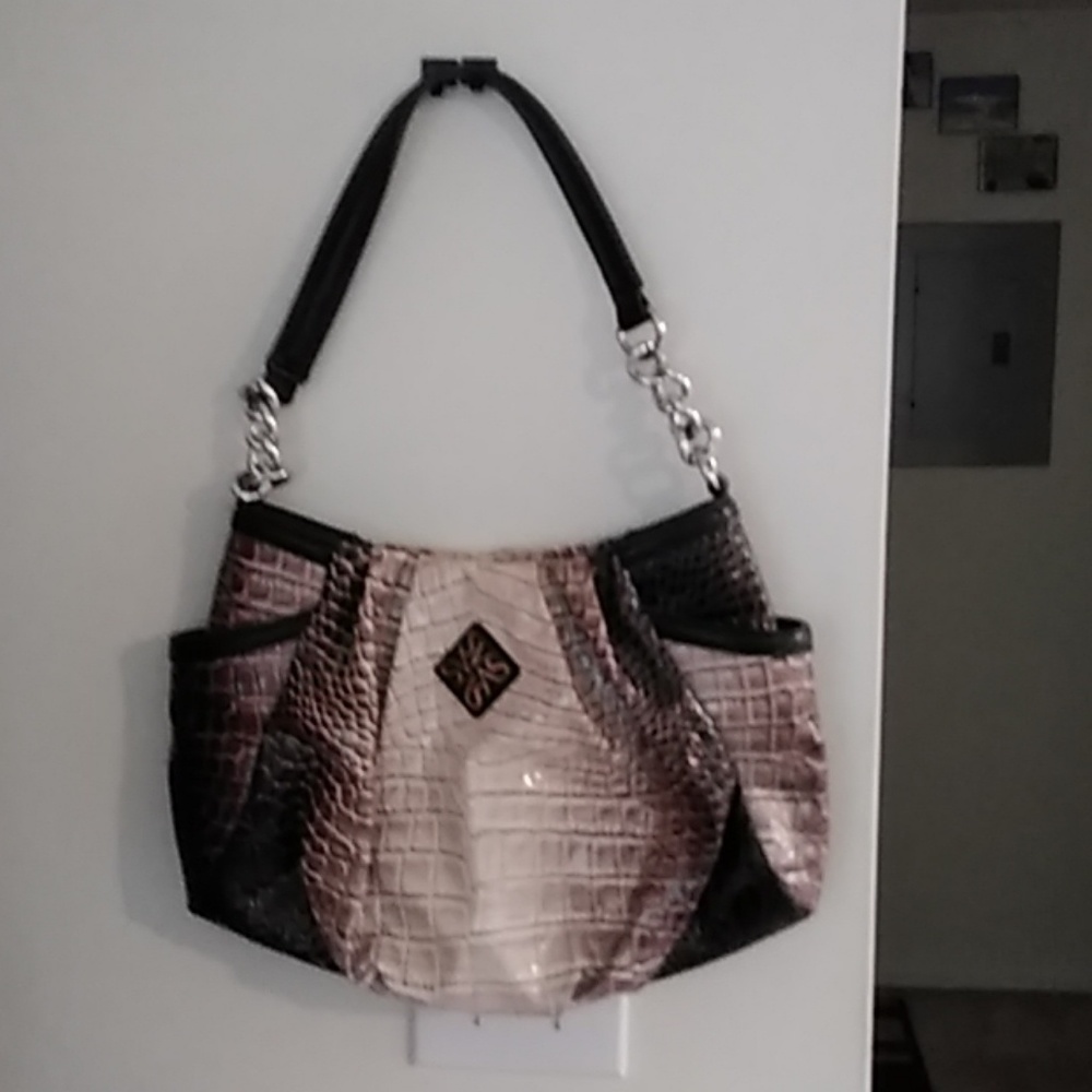 SimplyVera Vera Wang Tortoise Shell Handbag